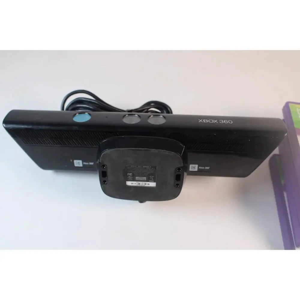 Microsoft Xbox 360 Kinect Sensor Bar w/ 4 Games, authentic, tested